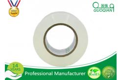China Crystal Clear Bopp Printed Parcel Tape , Quiet Packing Tape With Pressure Sensitive supplier