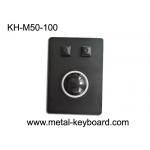 Marine Control Tracking mouse with Black Metal Panel and 50MM Resin Trackball industrial for sale