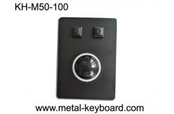 China Marine Control Tracking mouse with Black Metal Panel and 50MM Resin Trackball industrial supplier
