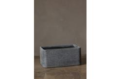 China HAIHONG Gray Rectangular Outdoor Planters Artificial Plant Accessories supplier