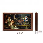 CB 43 Picture Frame Advertising Player 118W With Wood Border for sale