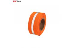 China Clothes Vests Dyed Bright Reflective Fabric Suppliers Grey Green Reflective Fabric Tape supplier