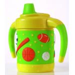 OEM 6oz 160ml Baby Weighted Straw Cup Soft TPE Spout