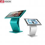 Interactive 1920x1080 Digital Signage Touch Screens Kiosk On wheels for sale