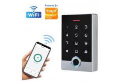 China Waterproof RFID Fingerprint Access Control Metal Keypad With Tuya App supplier