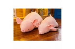 China Kawaii Pig Plush Pillow , Full Hollow Cotton Stuffed Pig Pillow 40 - 120CM supplier