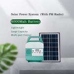 Solar Camping Household Charging Emergency Light With Radio for sale