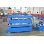 Quenching Treated Durable Steel Double Layer Roll Forming Machine PLC Control System for sale