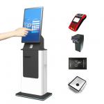 NFC Self Payment Kiosk Self Order Machine With Printer QR Code Scanner for sale