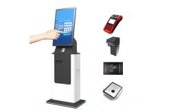 China NFC Self Payment Kiosk Self Order Machine With Printer QR Code Scanner supplier