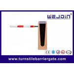 Powder Coated Steel Automatic Barrier Gate With 3-4m Barrier Arm Length for sale