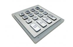 China Matrix 4*4 Backlit Metal Keypad Optional Interface USB PS2 RS232 supplier