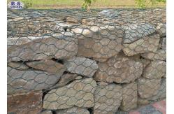 China Customized Galvanized Galfan Pvc Gabion Reinforced Wall Flexible Protective Mesh supplier