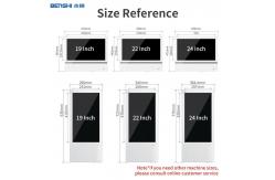China Custom Elevator LCD Display 18.5 Inch Wall Mounted Digital Signage Display supplier