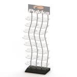 Multiple Layer Spiral Shape Baseball Cap Metal Wire Display Rack for sale