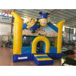 Manufacturer Inflatable Minions Kids Inflatable Bounce House With Digital Painting for sale