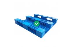 China Hygienic Injection Molded Plastic Pallets HDPE 4T Static Load Rackable supplier