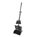 Indoor Outdoor Dustpan Brush Set With Handle Lobby Broom And Dustpan Set for sale