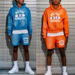 Custom Acid Wash Cropped Hoodie Vintage Shorts Track Suit Sun Faded Shorts Zip up Screen Print Hoodies and Short Set for Men for sale