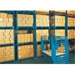 Q235B Metal Warehouse Storage Shelves Stackable Storage Cages