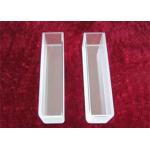 Small Square Spectrophotometer Accessories Quartz Cuvette For Tabletop Colorimeter for sale