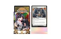 China Custom Holographic Art Tcg Card Sleeves Protective Sleeves For Trading Card Game supplier