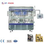 Auto Plastic Bottle Jerry Can Lubricant Oil Filling Packing Machine 1L~5L for sale