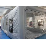Outdoor Professional Inflatable Car Paint Booth 210 D Reinforced Oxford for sale