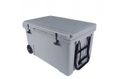 China Custom Rotational Molded Plastic Cooler Boxes Food Grade Car Cooler Box supplier