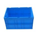 Logo Printing Collapsible Plastic Containers / Folding Storage Crates