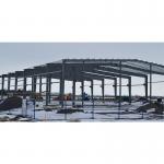 Customized Steel Structure Warehouse with C.Z Purlin and Q345 H Beam Frame for sale