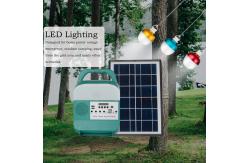 China Emergency Lighting Magneto Solar Home System With Radio 5W Solar Lighting Kit supplier