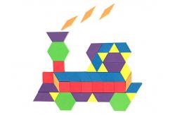 China Cusotmized Shapes Durable EVA Foam Magnetic Activity Set Geometric Figure Shape supplier