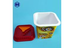 China 92MM PP Japanese Ramen Noodle IML Cup With Holes supplier