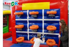 China Inflatable Lawn Games OEM Inflatable Basketball Hoop Toys Interactive Kid Inflatable Basketball Game supplier