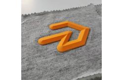 China Custom 3D Logos Embossed Soft Silicone Heat Transfer Label For Clothing Use supplier