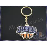 Waterproof Custom Metal Key Chains Basketball Keyrings With Split Ring for sale