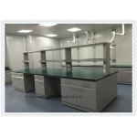 Customized Chemistry Lab Furniture / Laboratory Working Table With Water Cabinet for sale