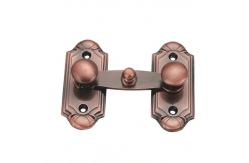 China Antique copper Door Security Bolts sliding door latch Classic Furniture Hardware supplier