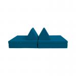 Flexible Seating Micro-Suede Modular Foam Play Couch For Toddlers