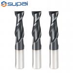 2 Flute End Mill Solid Carbide Diameter 1-20mm High Precision Cutting Tools for sale