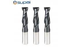 China 2 Flute End Mill Solid Carbide Diameter 1-20mm High Precision Cutting Tools supplier
