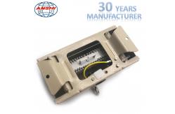 China 10 Pairs Metal Distribution Box With Earthing System with LSA Profile Module supplier