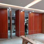Wooden Material Operable Acoustic Folding Partition Walls For Training Center for sale
