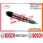 BOSCH 0445120311 Neutral Diesel Fuel Injector Assembly 0445120311 51101006155 For MAN Engine for sale
