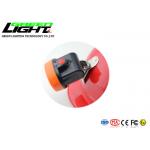 USB Charging 85LUM IP67 1.67W 6000lux LED Miners Cap Lamp