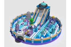 China Space Theme Alien Inflatable Bouncy Castle For Children supplier