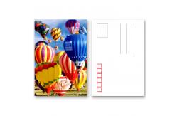 China 0.6mm PET 3D Lenticular Postcard / 3d Animation Picture With CMYK Printing supplier