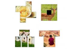 China Irregular Shape 1.7mm Bezel Video Wall Led Screen supplier