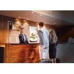 Floor Stand Transparent OLED Display Network & WIFI Network Version for sale